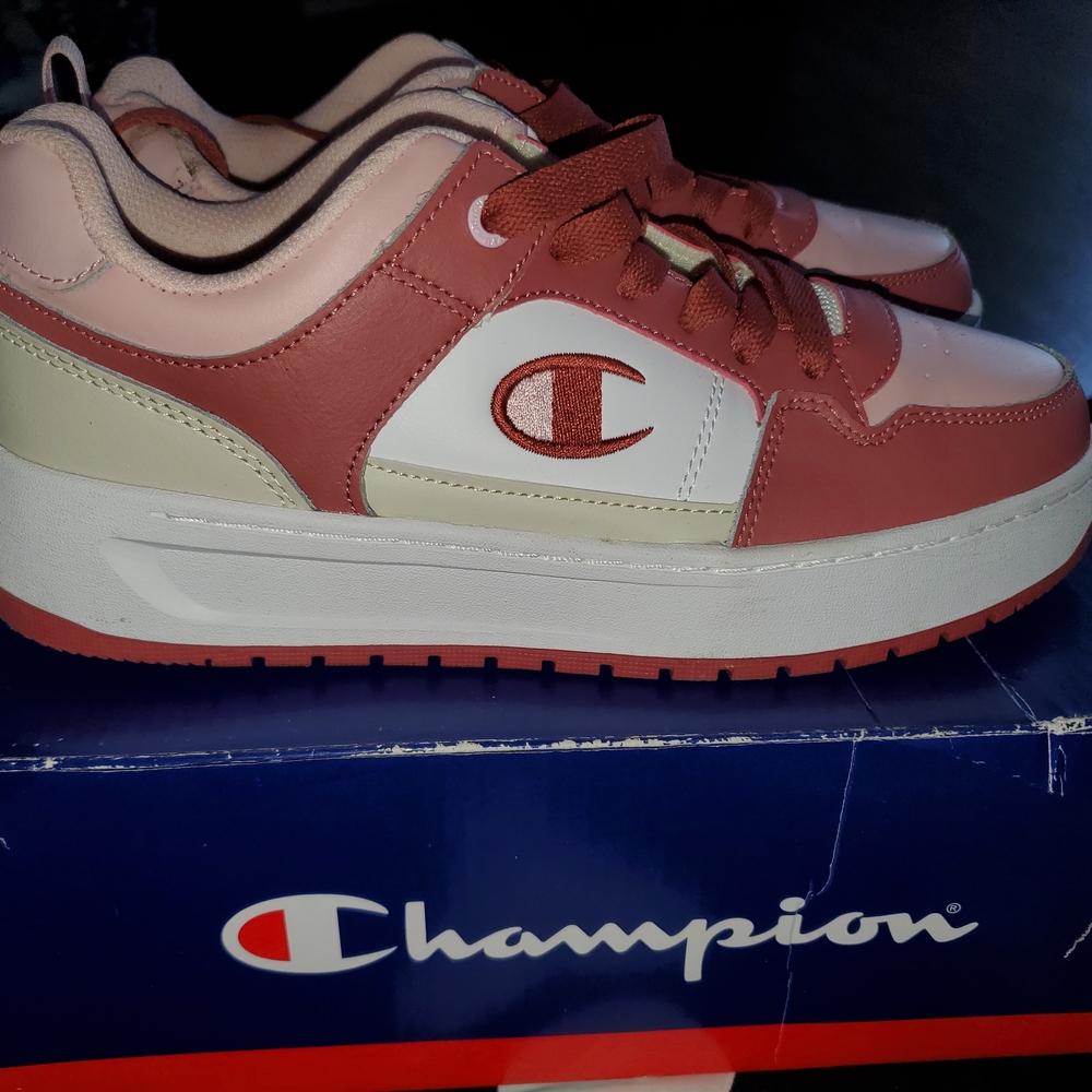 Champion Kids' Pink and Cream Sneakers